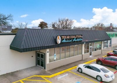 The Texas Coalition for Animal Protection offices in the Joshua Dollar Tree Plaza shopping center in Joshua TX