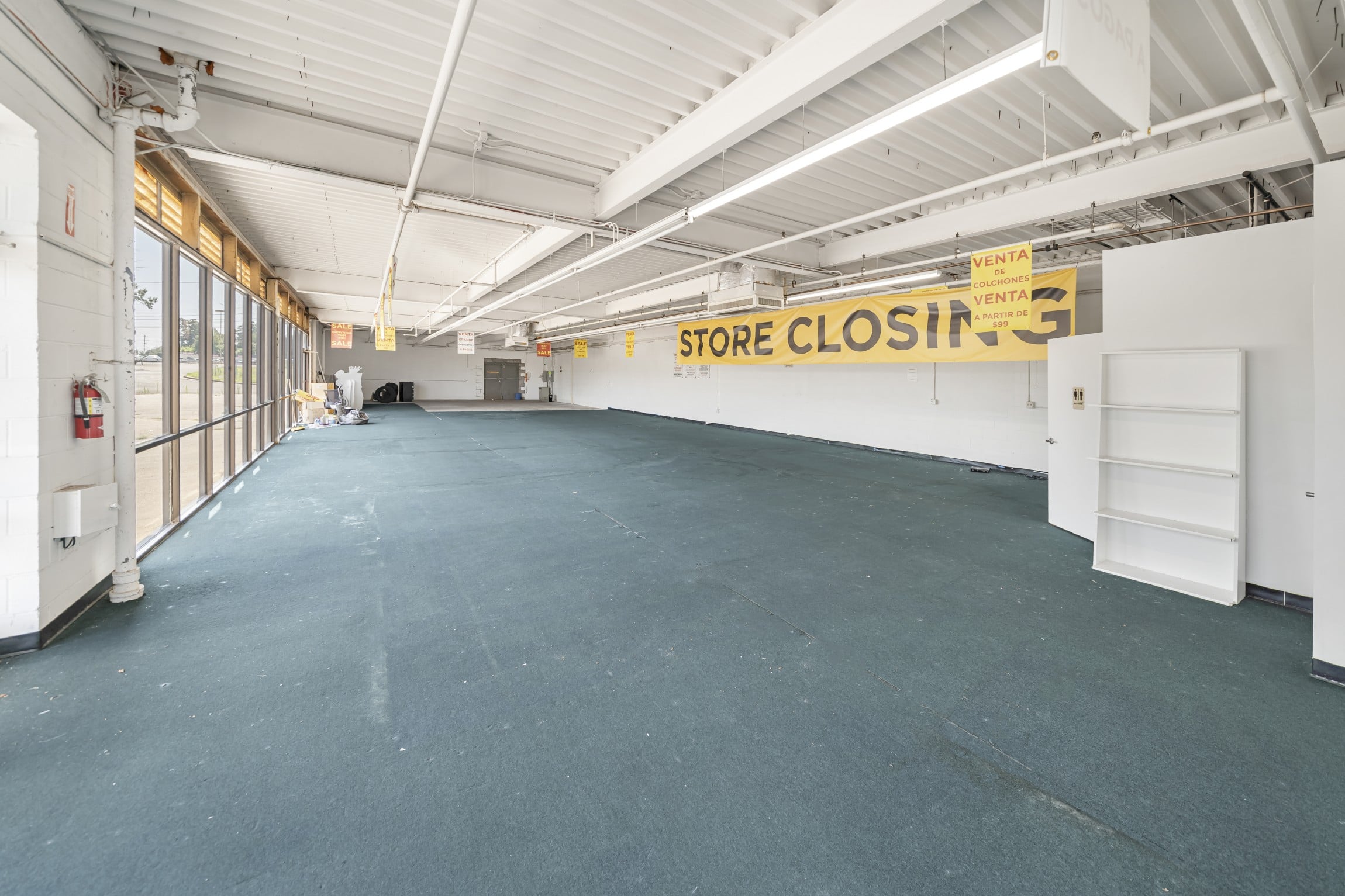 the empty interior showroom floor of STE 6484 in Hickory Commons, Memphis TN