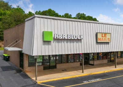 H&R Block, a tax preparer in the Centerview Plaza shopping center in China Grove, NC