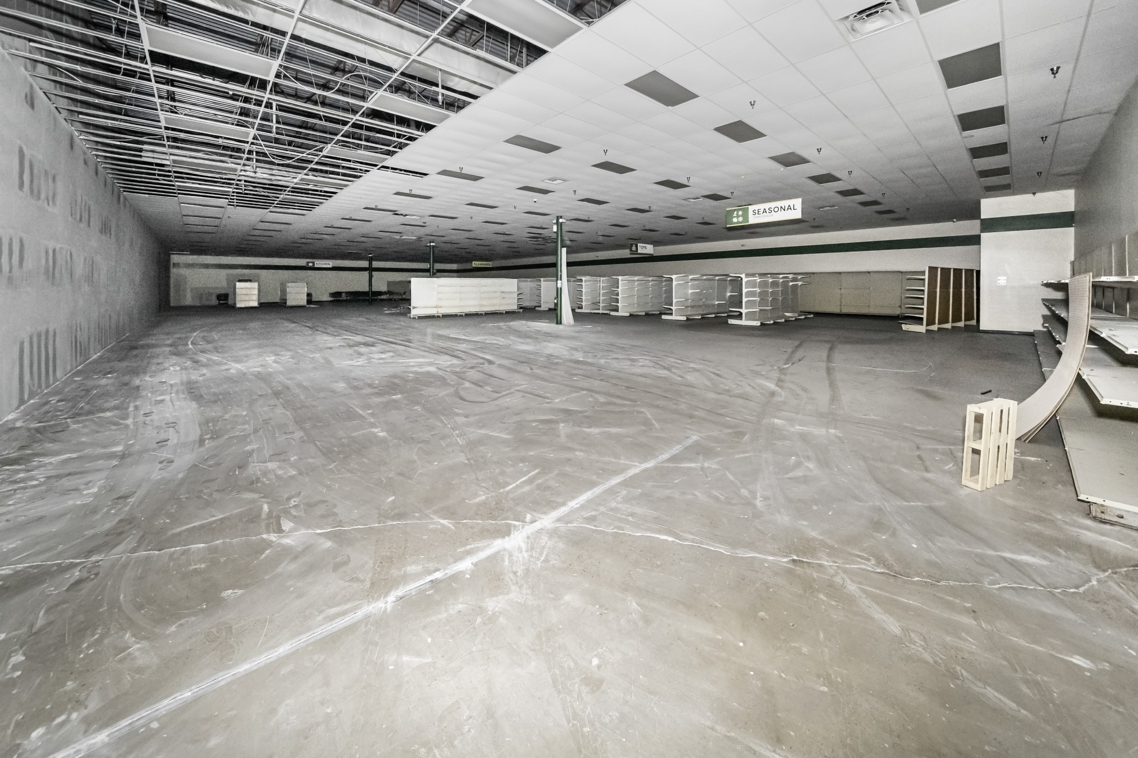 interior of the partially built out Suite 2312 in Columbus Centre