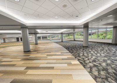 Huge multipurpose space in the central connector building in the 4 Overlook Point corporate campus, an 850k+ SF Class A Office complex featuring a 26 MW Tier III Capable Data Center and multiple 6 story offices, now available for lease under new ownership!