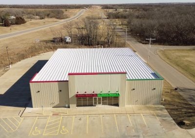 The 2021-built freestanding Retail building off US Hwy 50 in Peabody KS now available for lease