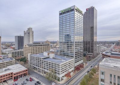 The Regions Tower/400 West Capitol building in Little Rock AR, with office & retail space for lease now available under new ownership.
