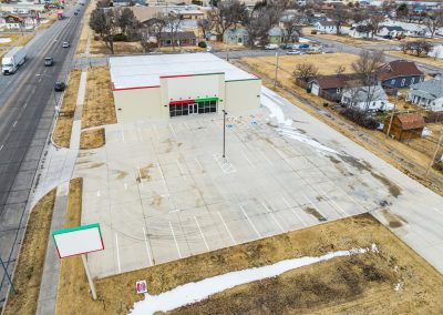 The 10k SF freestanding Retail building in Meade KS, formerly Family Dollar-Dollar Tree, now available for lease