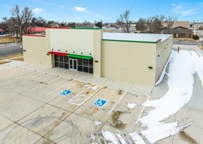 The 10k SF freestanding Retail building in Meade KS, formerly Family Dollar-Dollar Tree, now available for lease