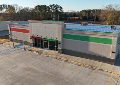 Storefront of 12884 Highway 10 in Pitkin LA, a former Family Dollar-Dollar Tree built in 2022, now available for lease!
