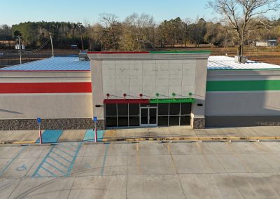 Storefront of 12884 Highway 10 in Pitkin LA, a former Family Dollar-Dollar Tree built in 2022, now available for lease!